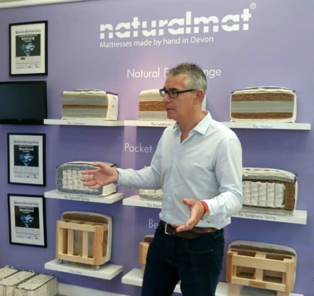 Mark Tremlett founder and CEO of Naturalmat