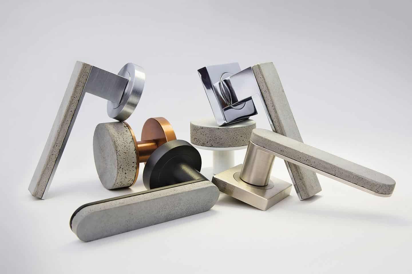 Bullet & Stone collection of designer door handles from Designer Doorware