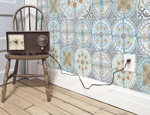 Mixed Folk wallpaper by Louise Body