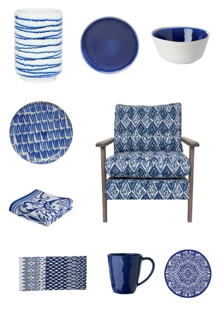 M&S SS14 Indigo Homeware