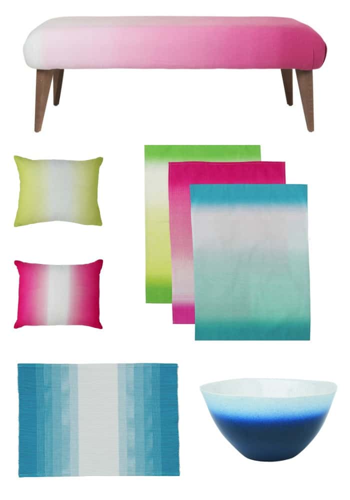 M&S SS14 Ombre Homware