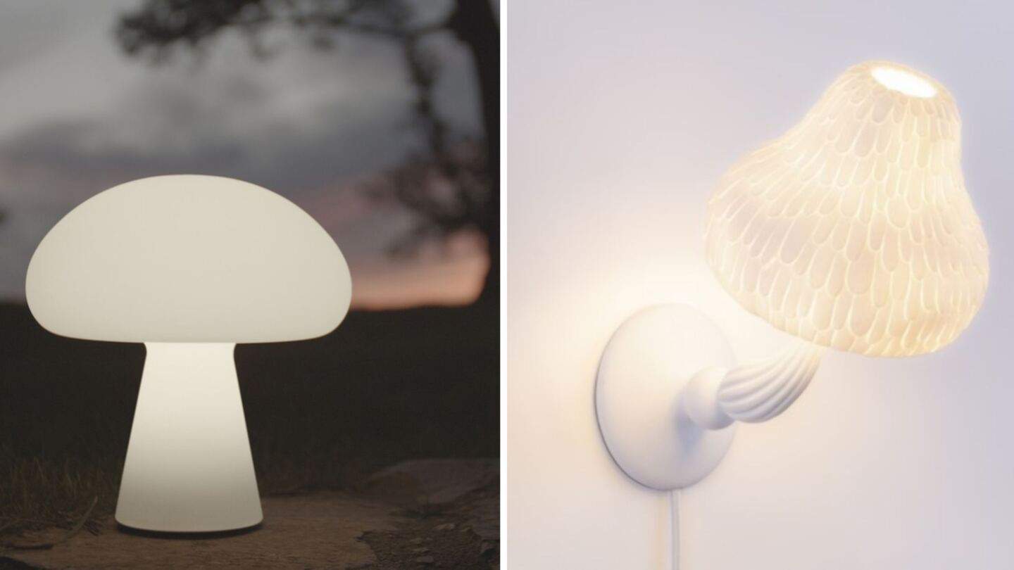 Mushroom lights depict the mushrooms interior trend