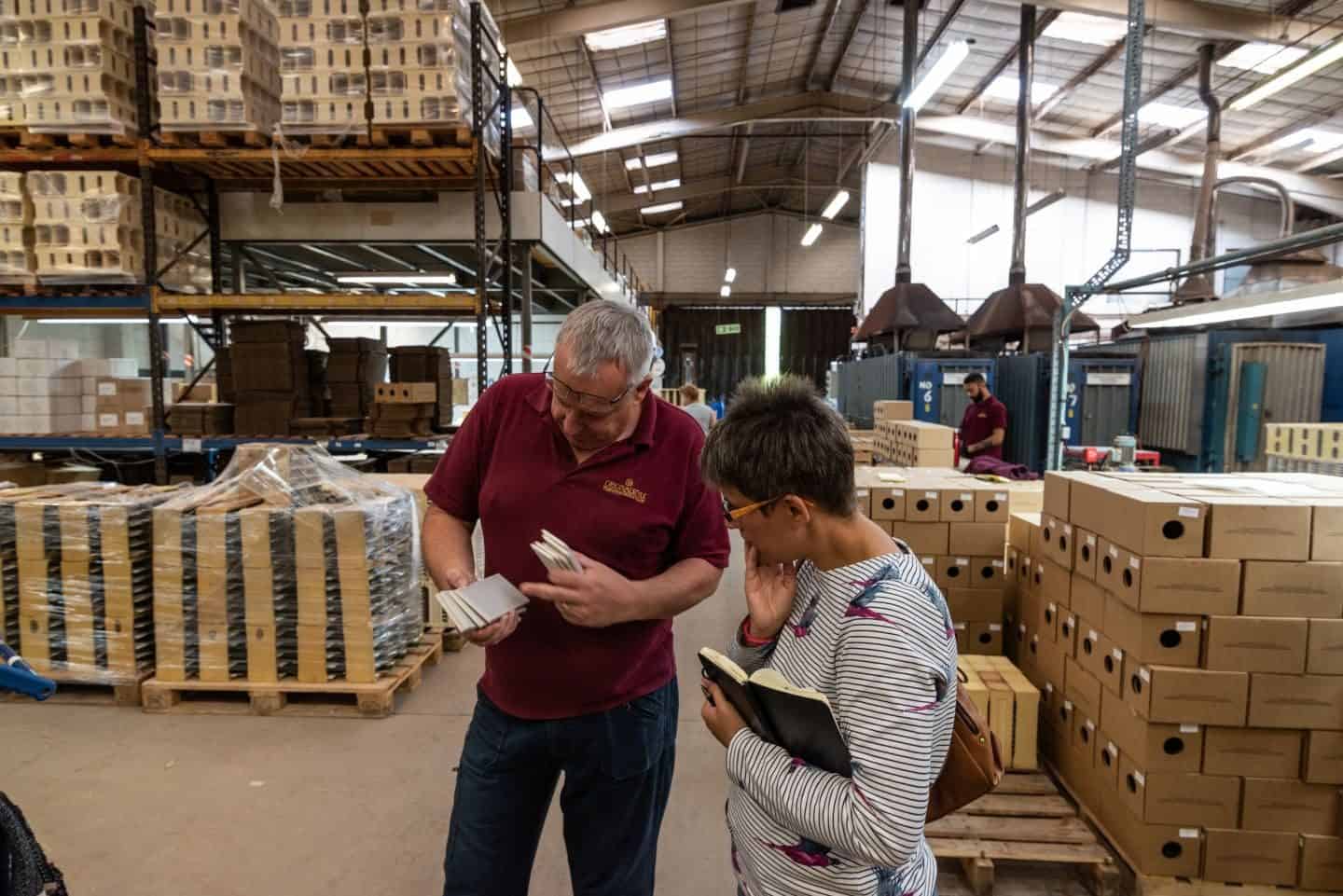 Original Style Tile Factory Tour quality control checks