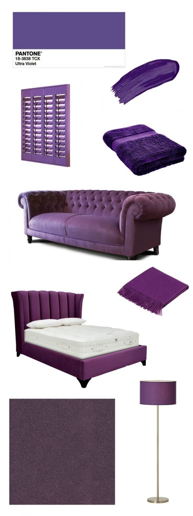 Pantone Ultra Violet Home Interior Products