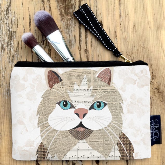 Persian Cat Purse by Simon Hart