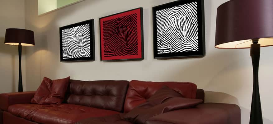 Finger print portraits by DNA11