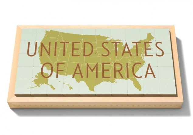 United States Wooden Blocks by House Industries and Uncle Goose