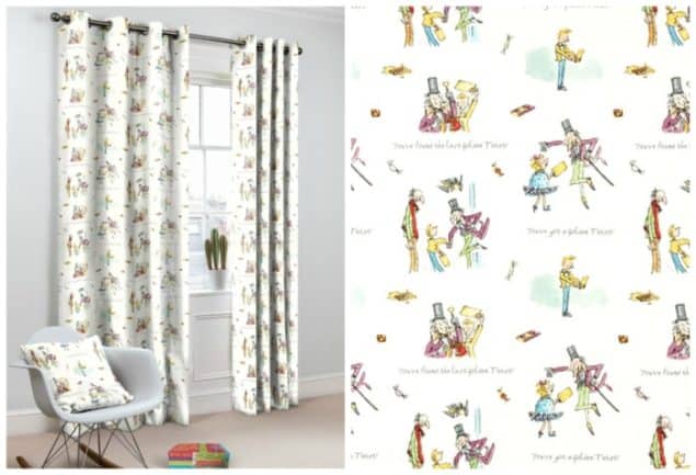 Roald Dahl Charlie & The Chocolate Factory Curtains from curtains.com