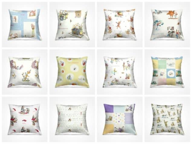 Roald Dahl cushions from curtains.com