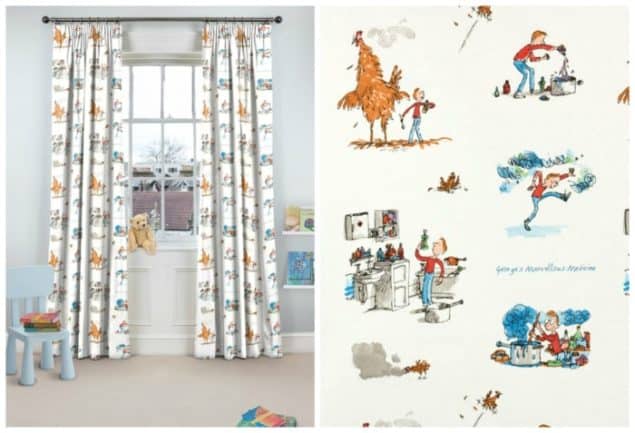 Roald Dahl George Curtains from curtains.com