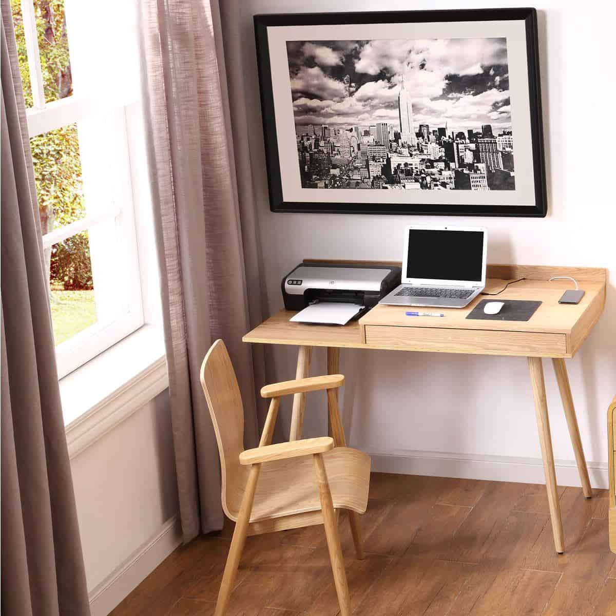 Space-saving desks. San Francisco Desk from Wooden Furniture Store