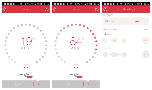 Sengled Pulse App Audio Controls