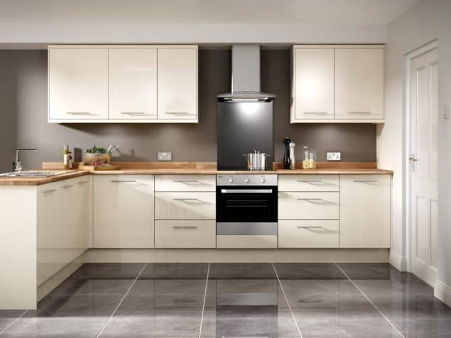 Solid wood kitchen work surface