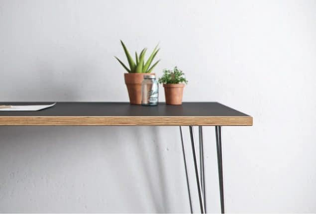 The Hairpin Leg Co Grey desk 2