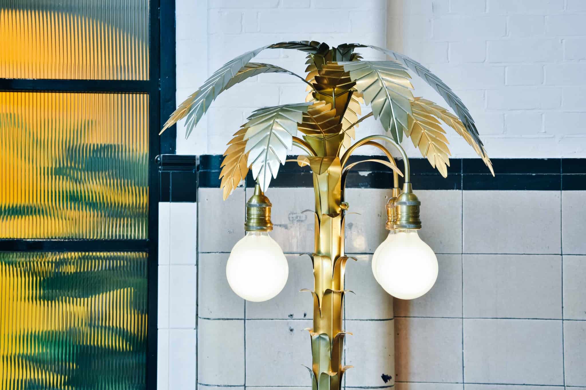 THIS Workspace coworking space in Bournemouth - palmtree floor lamp