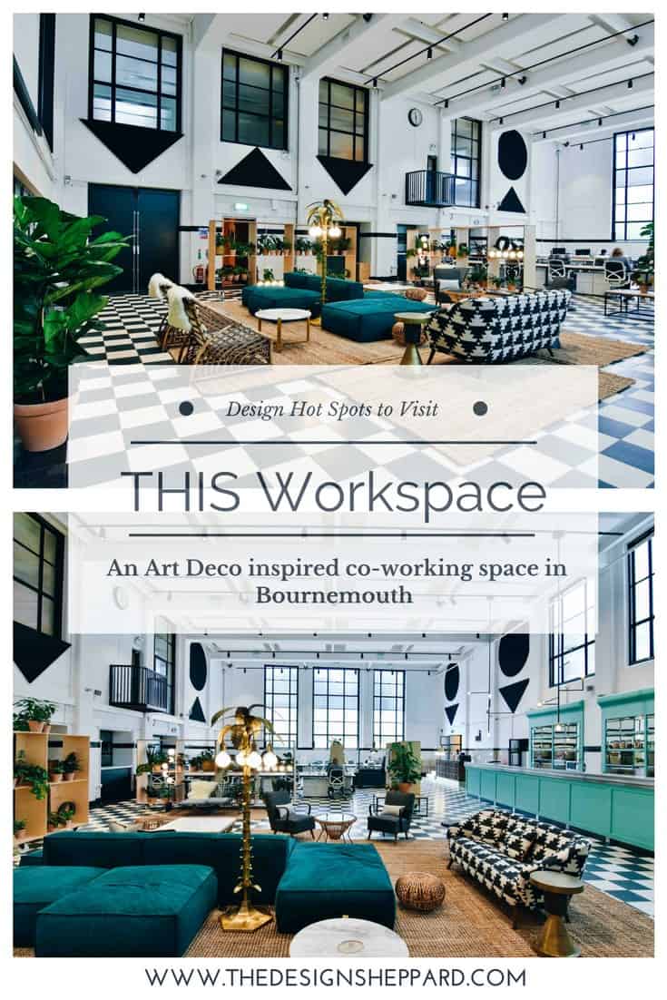 THIS Workspace is an art deco inspired coworking space in Bournemouth. The industrial building harks back to its hay day as the printing works for the Daily Echo Newspaper.