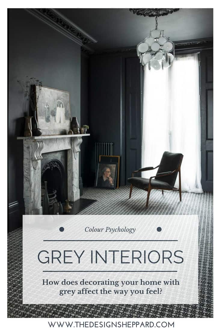 Tips and advice for using grey in interior design according to the principles of colour psychology