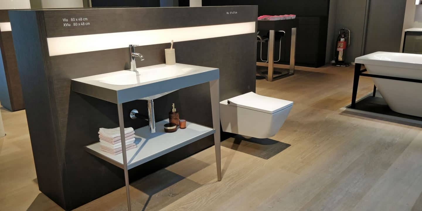 New Duravit Viu & XViu collection in the Duravit Showrrom in Clerkenwell