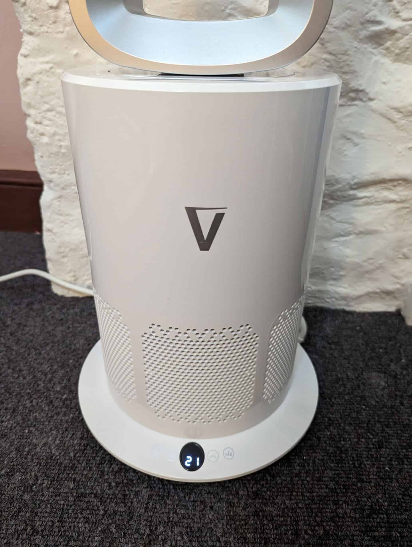 Vortex Air Purifier close up of base