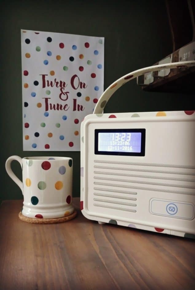 VQ Emma Bridgewater Retro MKII Polka Dot DAB+ Radio