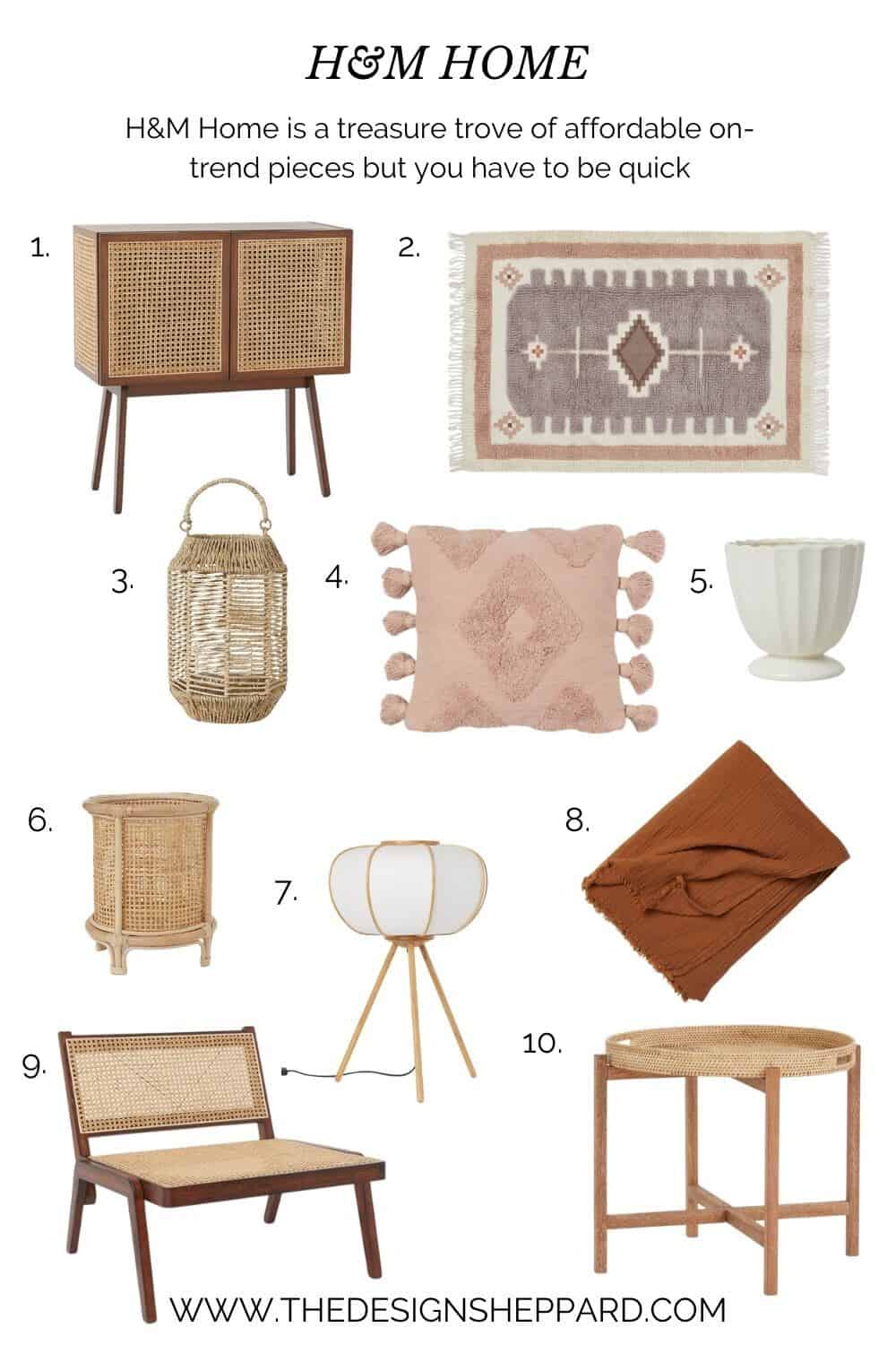 10 on-trend affordable products from H&M Home