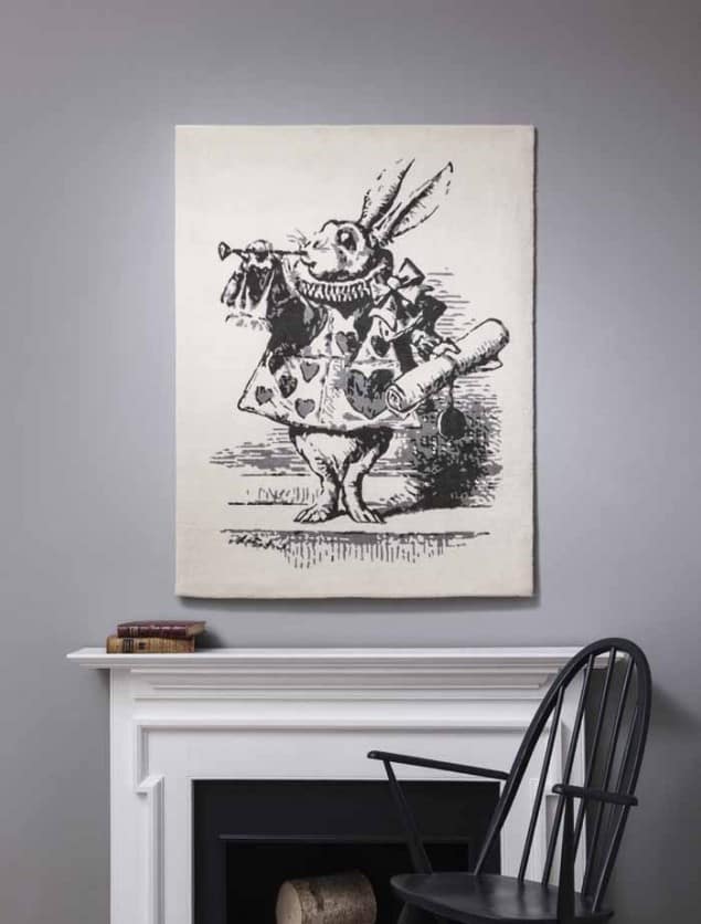 White Rabbit Rug from Rug Maker