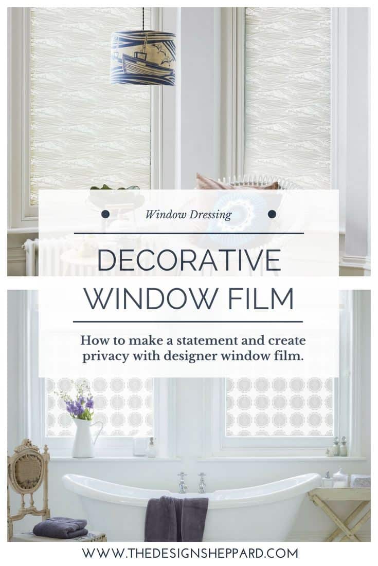 How to make a statement and create privacy with decorative window film