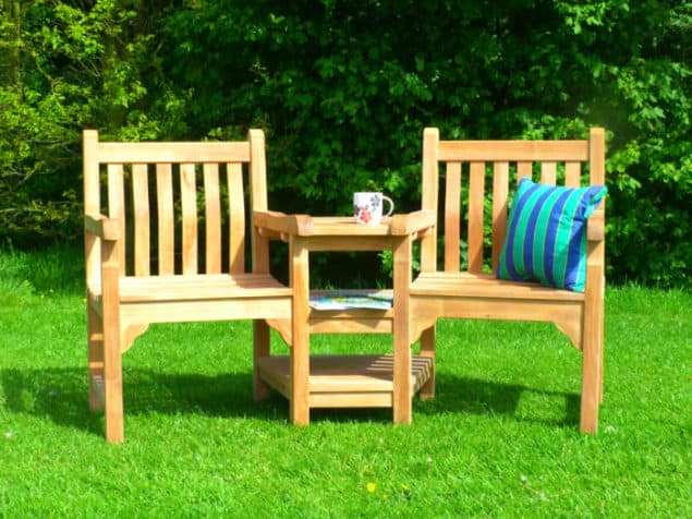 Caring for your garden furniture through the winter - Windsor couples bench from Garden Benches