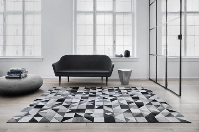 WovenGround Gallery rug by Linie Design - natural