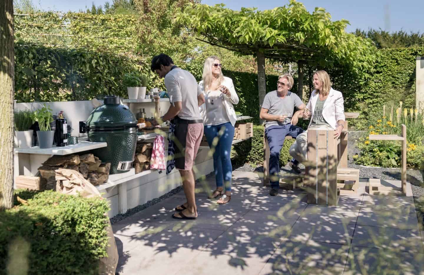 WWOO outdoor kitchen is a low maintenance concrete kitchen that can be customised to meet your needs