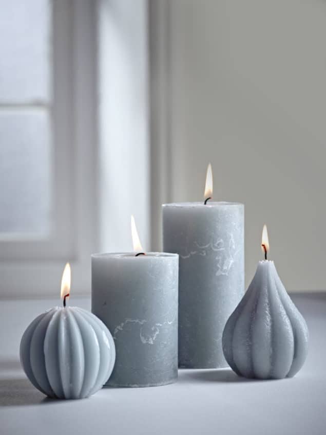 Create a cosy winter home with these grey candles from Cox & Cox