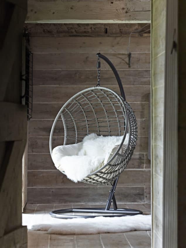 Create a cosy winter home with this Indoor Outdoor Hanging Chair from Cox & Cox