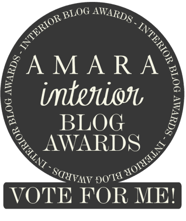 Amara Interior Blog Awards Vote for me badge